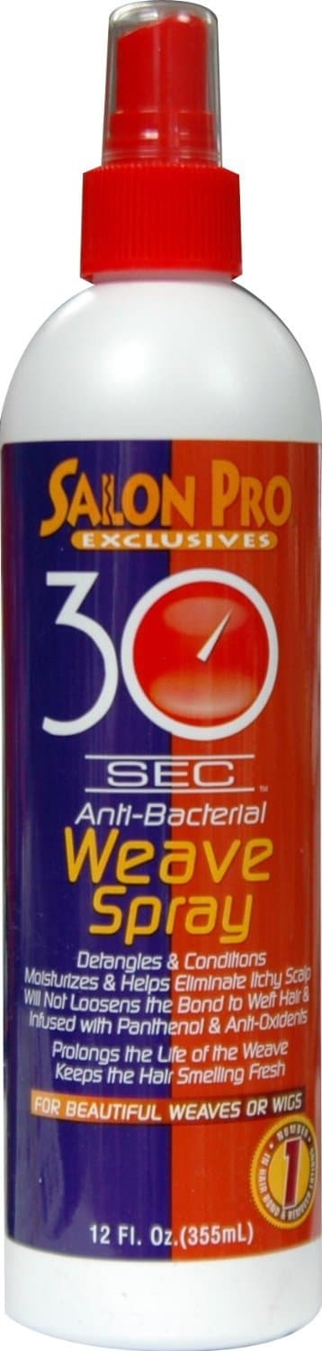 Salon Pro 30 Second Weave Spray 12 oz. (Pack of 2)