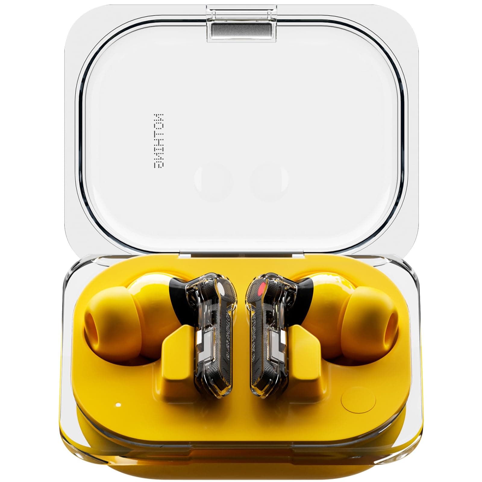 Nothing Wireless Earbuds, NOTHING Ear (A), Noise Cancelling, ChatGPT Compatible, Bluetooth, Up to 40.5 Hours of Playtime, Lightweight, External Sound Capture, High Resolution Support (Yellow), S