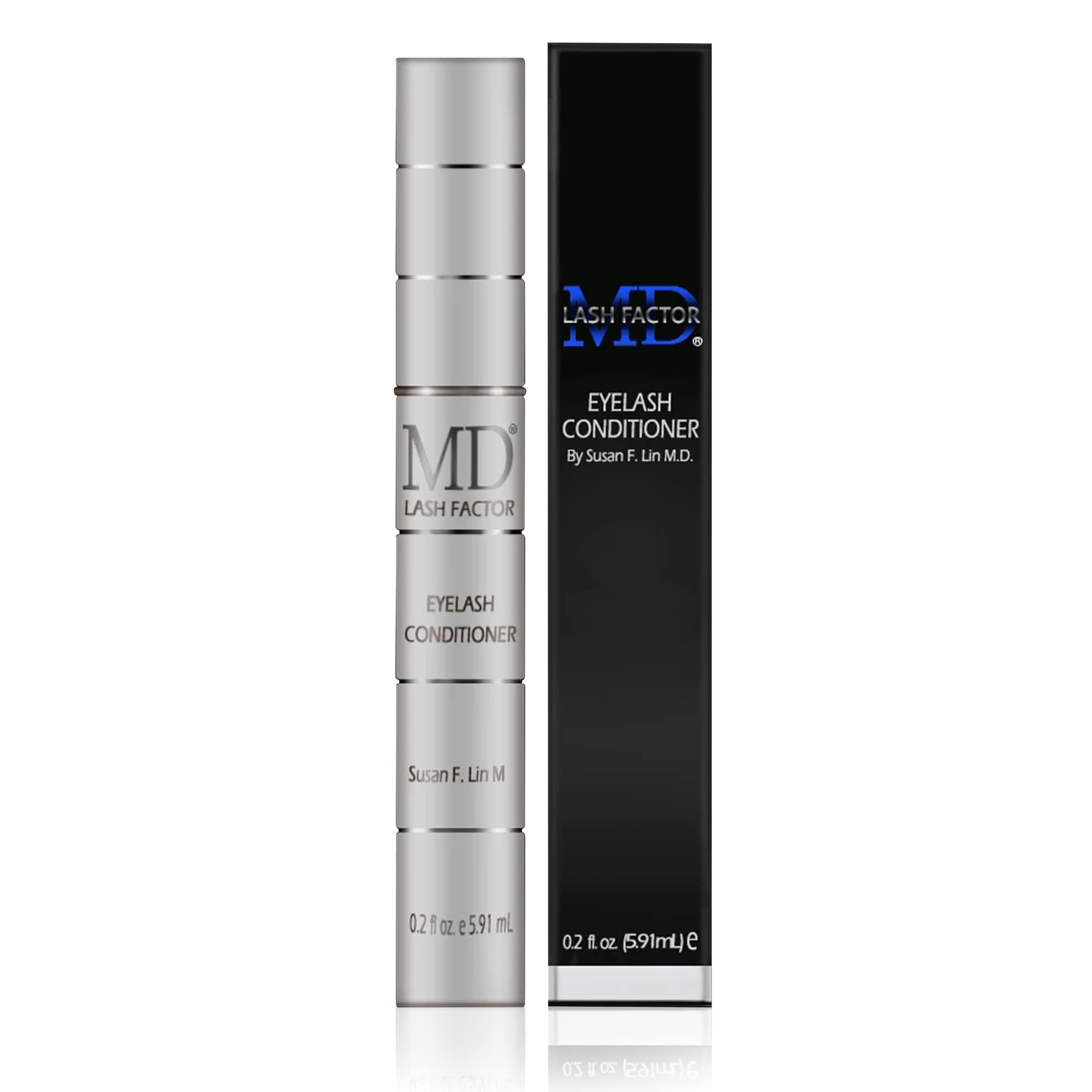 MD Lash Factor Eyelash Conditioner Advanced Lash Enhancing Serum for Longer Thicker Fuller Looking Lashes Cruelty-Free for Sensitive Eyes 0.2 fl oz, 6-Month Supply