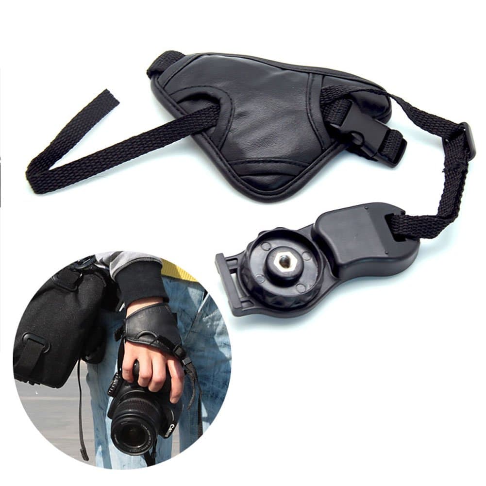 Leather Hand Grip Wrist Strap Adjustable Suitable for Nikon D4s D4 Df D5000 D5100 D7100 D7000 D3300 D3200 D90