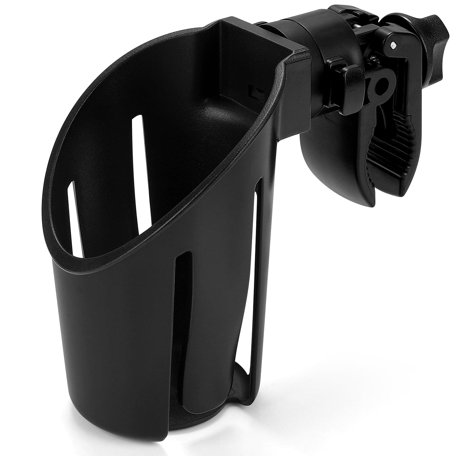 Stroller Cup Holder, Universal Cup Holder for Uppababy Nuna Doona Strollers, Bottle Drinks Holder for Wheelchair, Walker, Bike, Scooter