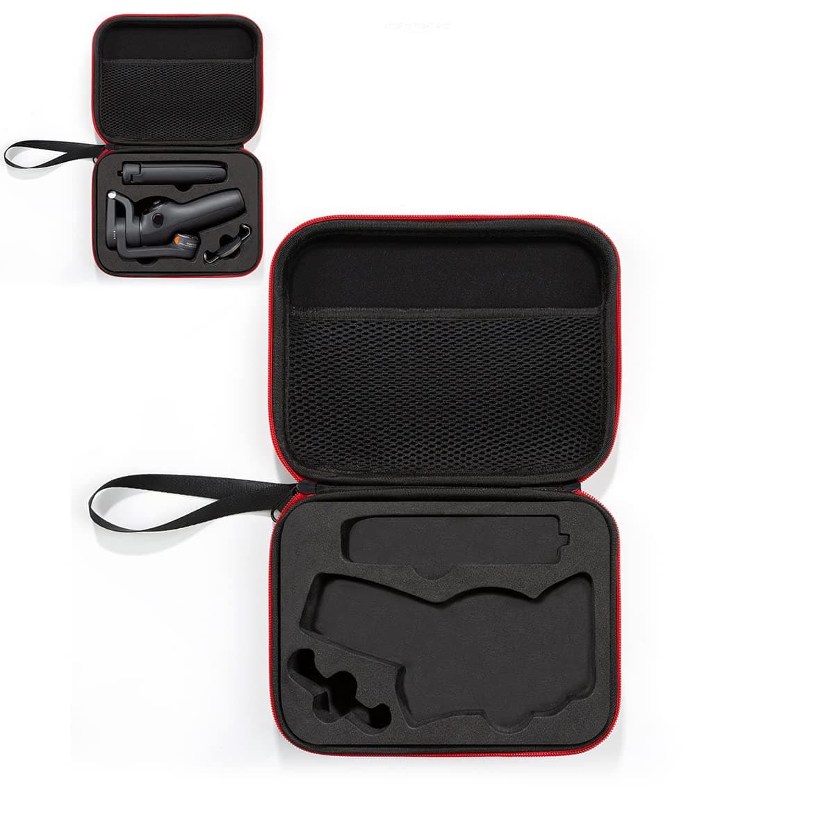 Storage Bag for DJI Osmo Mobile 6,Hard Shell Nylon Portable Case Phone Stabilizer Carrying Case for DJI Om6-Smartphone Gimbal Stabilizer & Accessories (Only Case Not Include DJI Product,Black)