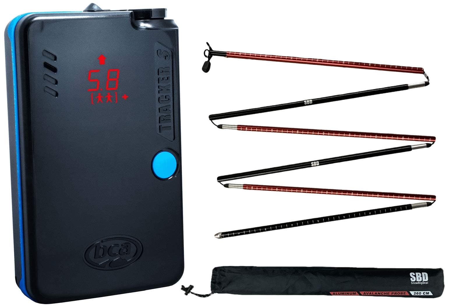 Backcountry Access Tracker S Avalanche Radio Guide + Avalanche Probe