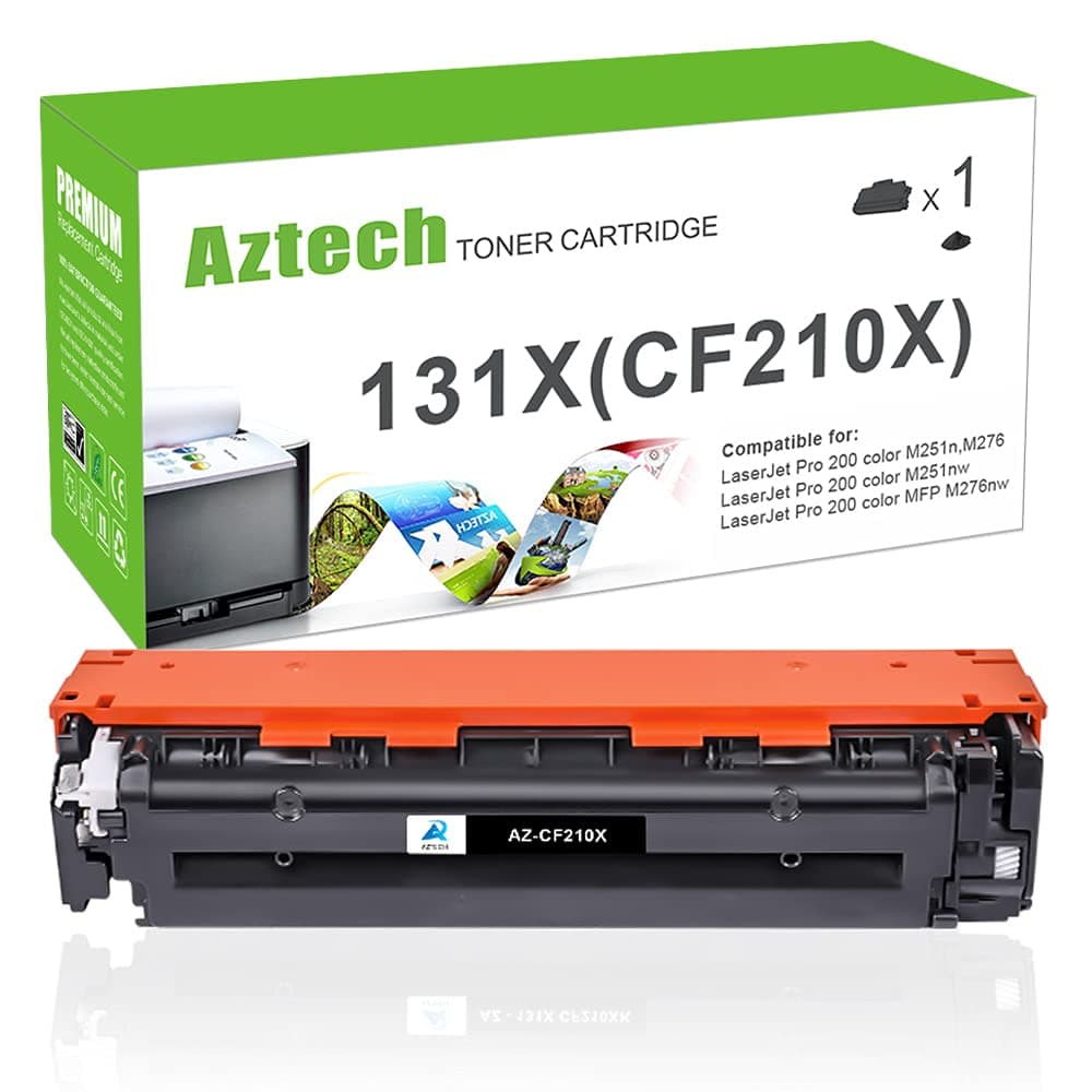 Aztech 4 Pack Compatible with HP 203X CF540X-CF543X 203A CF540A HP203A HP203X Toner for HP Color LaserJet Pro M281fdw MFP M281 fdw MFP M281fdn M280nw M280 M254dw M254nw M254, for CF541X CF542X CF543X
