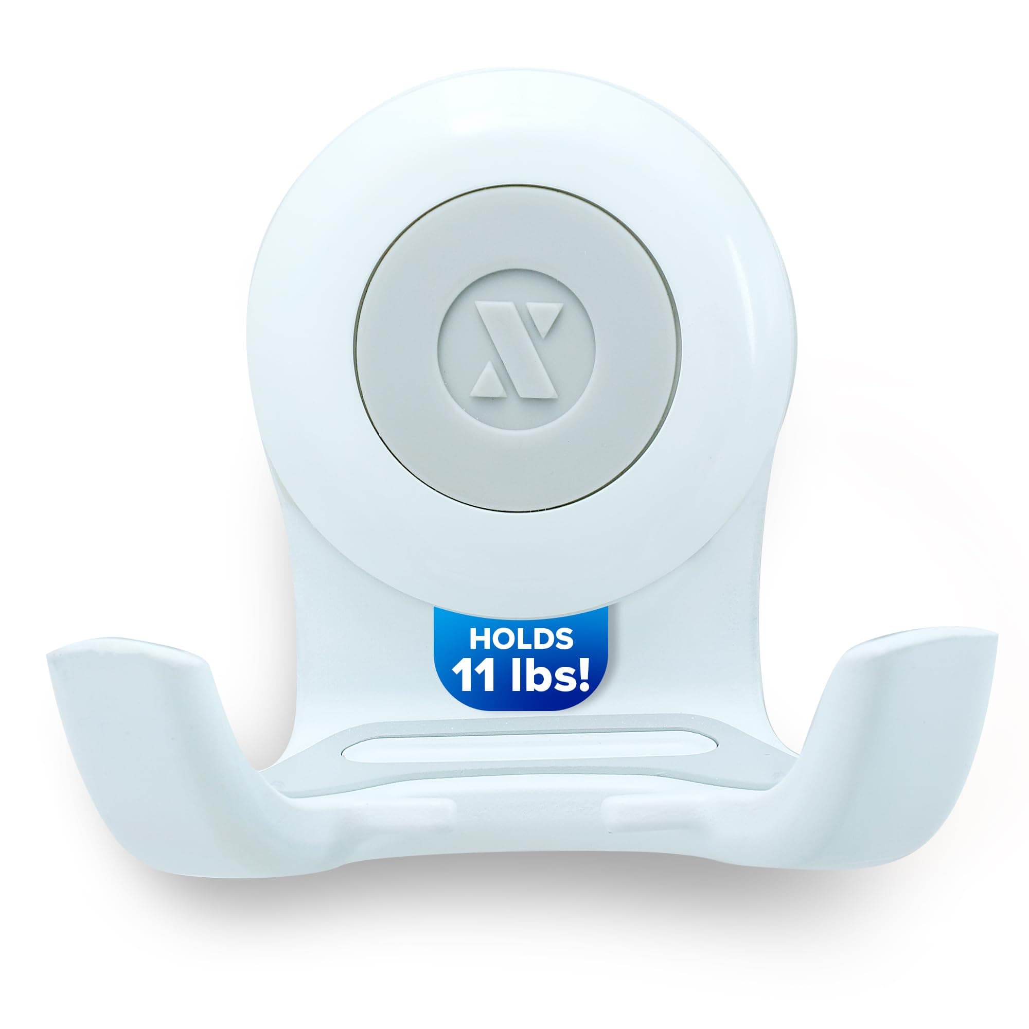 SlipX Solutions On The Dot Power Lock Suction Cup Hook, Razor Holder & Phone Cradle (Perfect for Shower & Mirror, Holds 11 lbs), No-Drilling, No Tools, Rust-Proof, Waterproof, Removeable