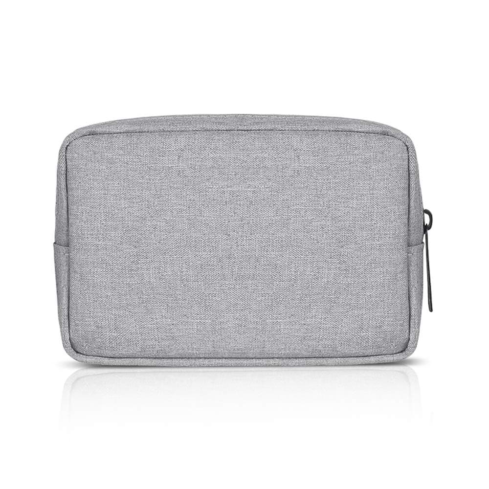 Universal Electronics/Accessories Soft Carrying Case Bag, Durable & Light-weight,Suitable for Out-going, Business, Travel and Cosmetics Kit (Small-Gray)