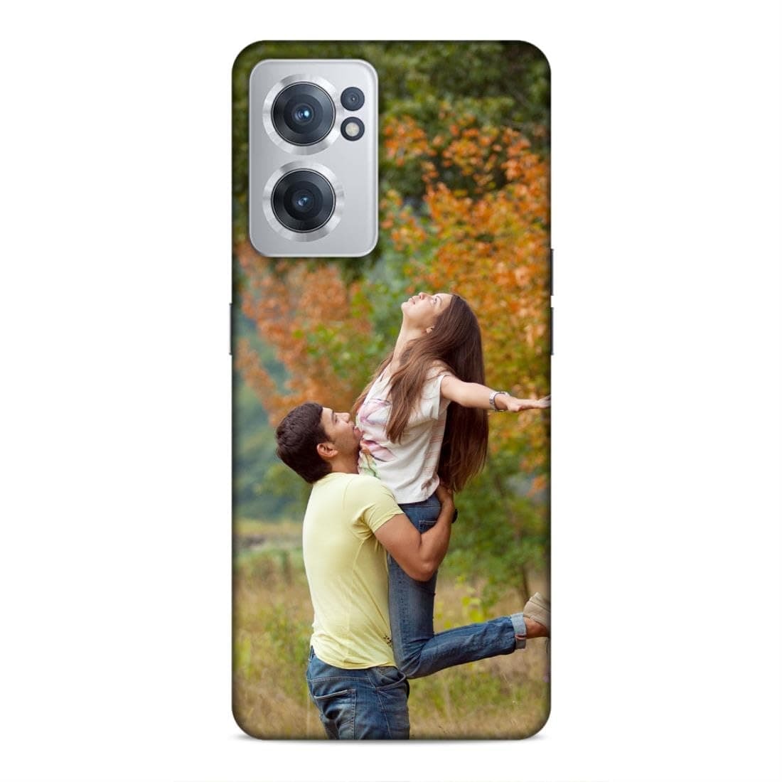 Polycarbonate Customised Mobile Back Case for Oneplus Nord CE 2 5G (Own Photo with Frame, Name, Text, Font, Color), 3D Printed Hard Mobile Back Cover for Oneplus Nord CE 2 5G, Multicolor