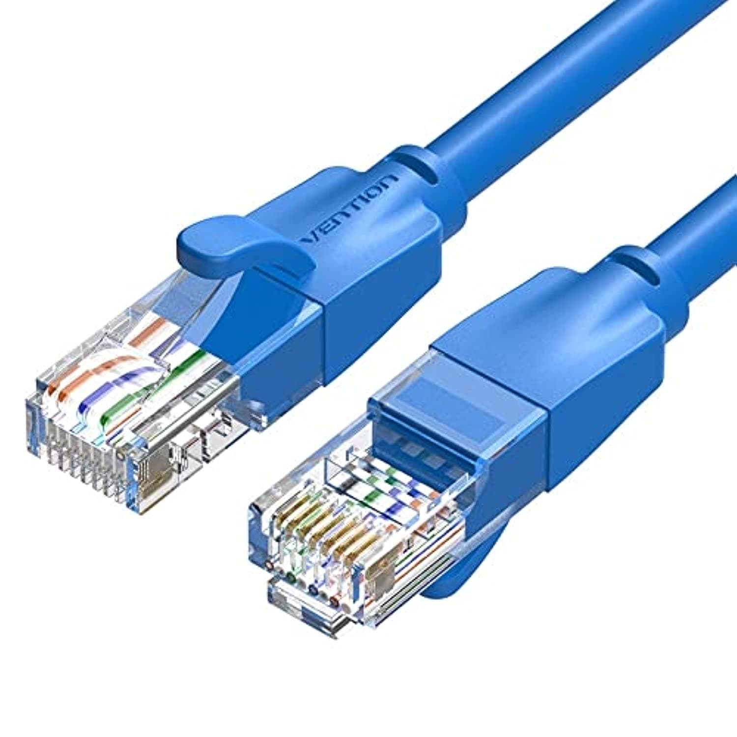 Vention Cat.6 UTP Patch Cable IBE series copper-clad Aluminum 1000Mpbs 250MHz Aluminum Foil PVC Jacket 3M Blue