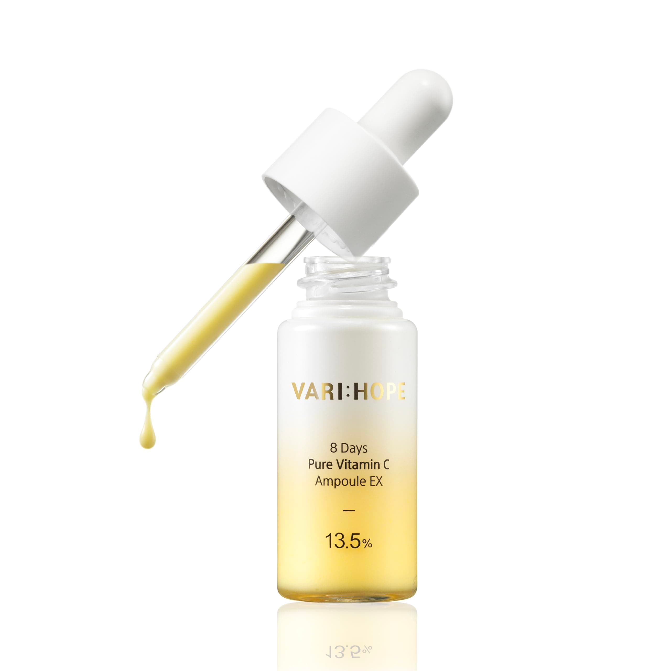 VARIHOPE 8 Days Vitamin C Serum (0.5oz) - Reduce Hyperpigmentation & Dark Spot with Pure Face Ampoule. Korean Brightening, Glowing Skin Care.