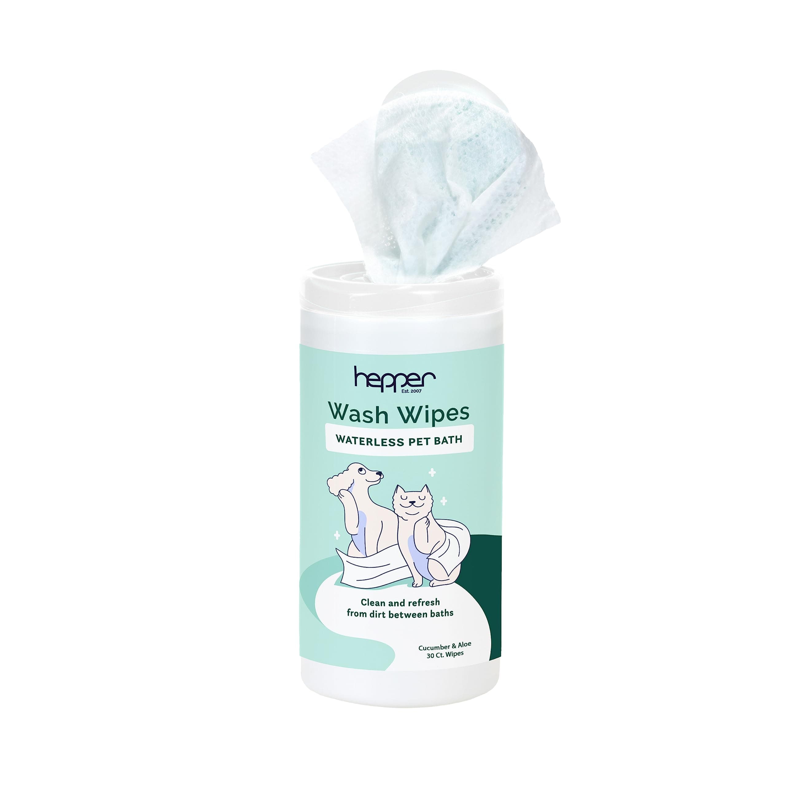 Hepper Pet Wash Wipes