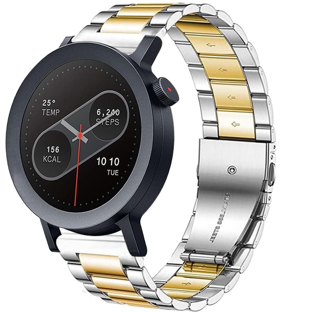 Lamshaw Compatible with CMF Watch 3 Pro Band, Quick Release Stainless Steel Metal Replacement Straps Compatible for Compatible with CMF Watch Pro 1, 2, 3 Pro Smartwatch