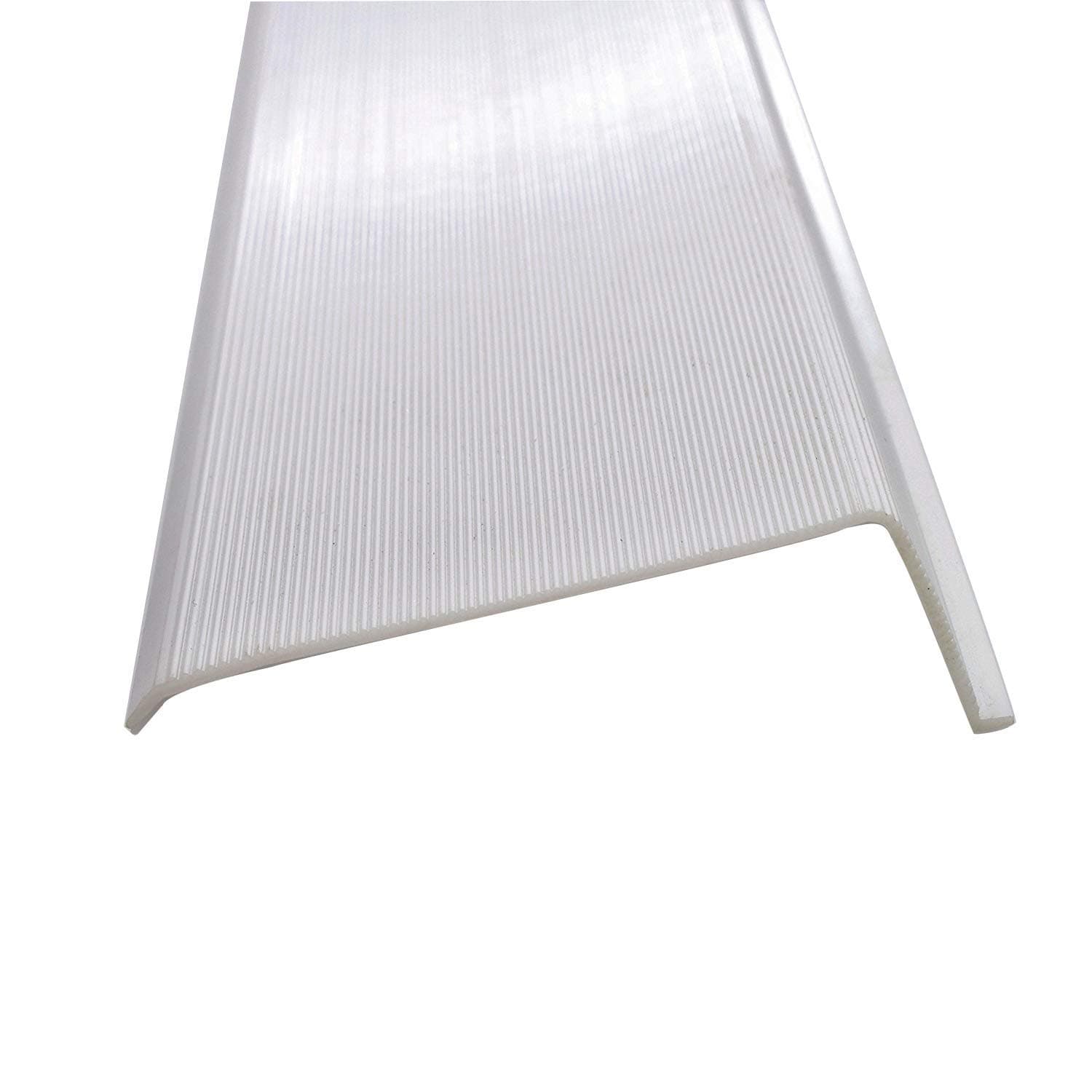 Beam Lighting 21” L-Shape Under Cabinet Light Cover Replacement | White Ribbed Acrylic Diffuser | 20-7/8” Length x 2-7/8” Width x 1” Height (Please Check The Size is Correct Before Ordering)
