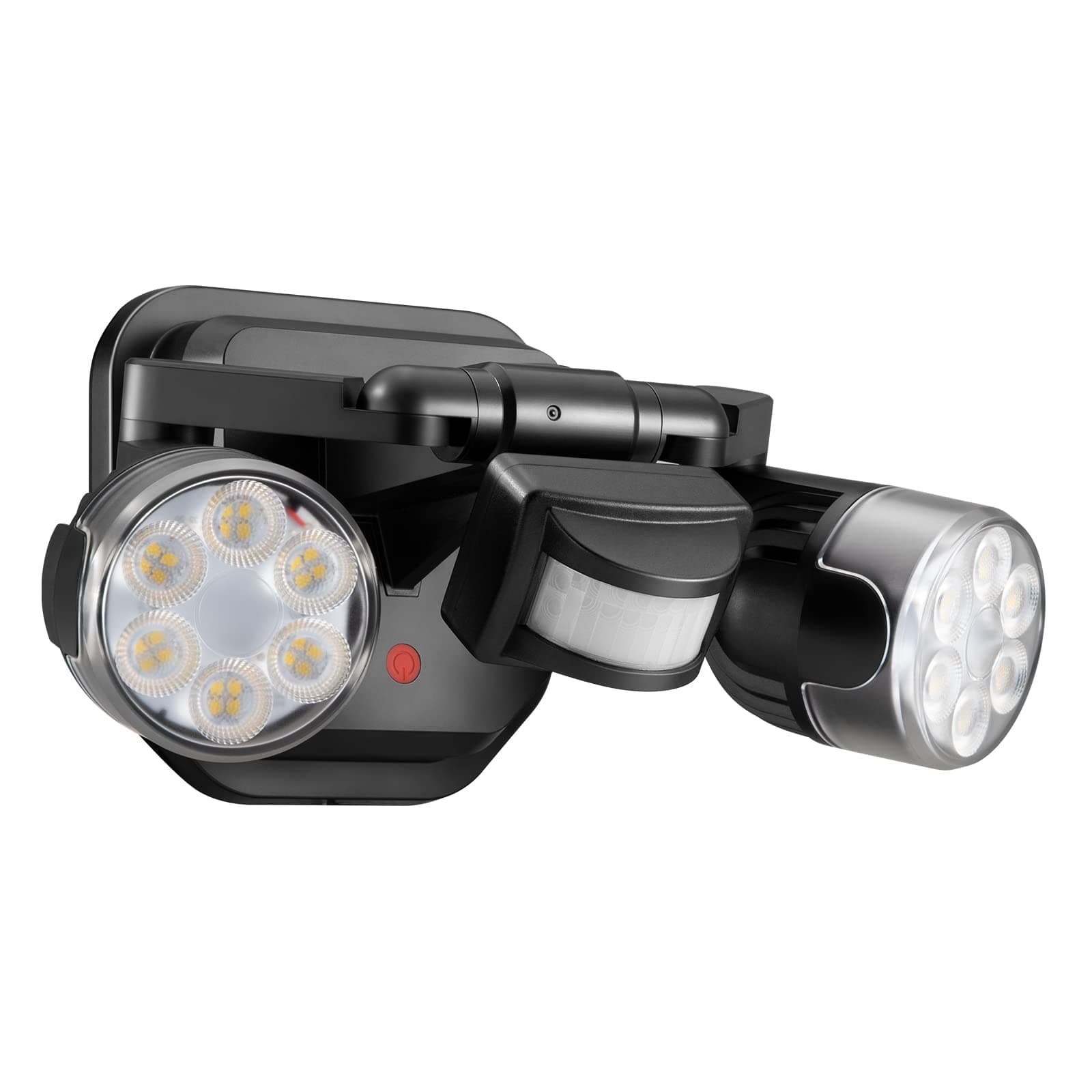 OREiN Motion Sensor Outdoor Security Light, Adjustable Dual-Head LED Flood Light, 3 Modes(Motion/Manual/Dusk to Dawn), 150W Equivalent 5000K, IP65 Waterproof Exterior Lighting, Hardwired