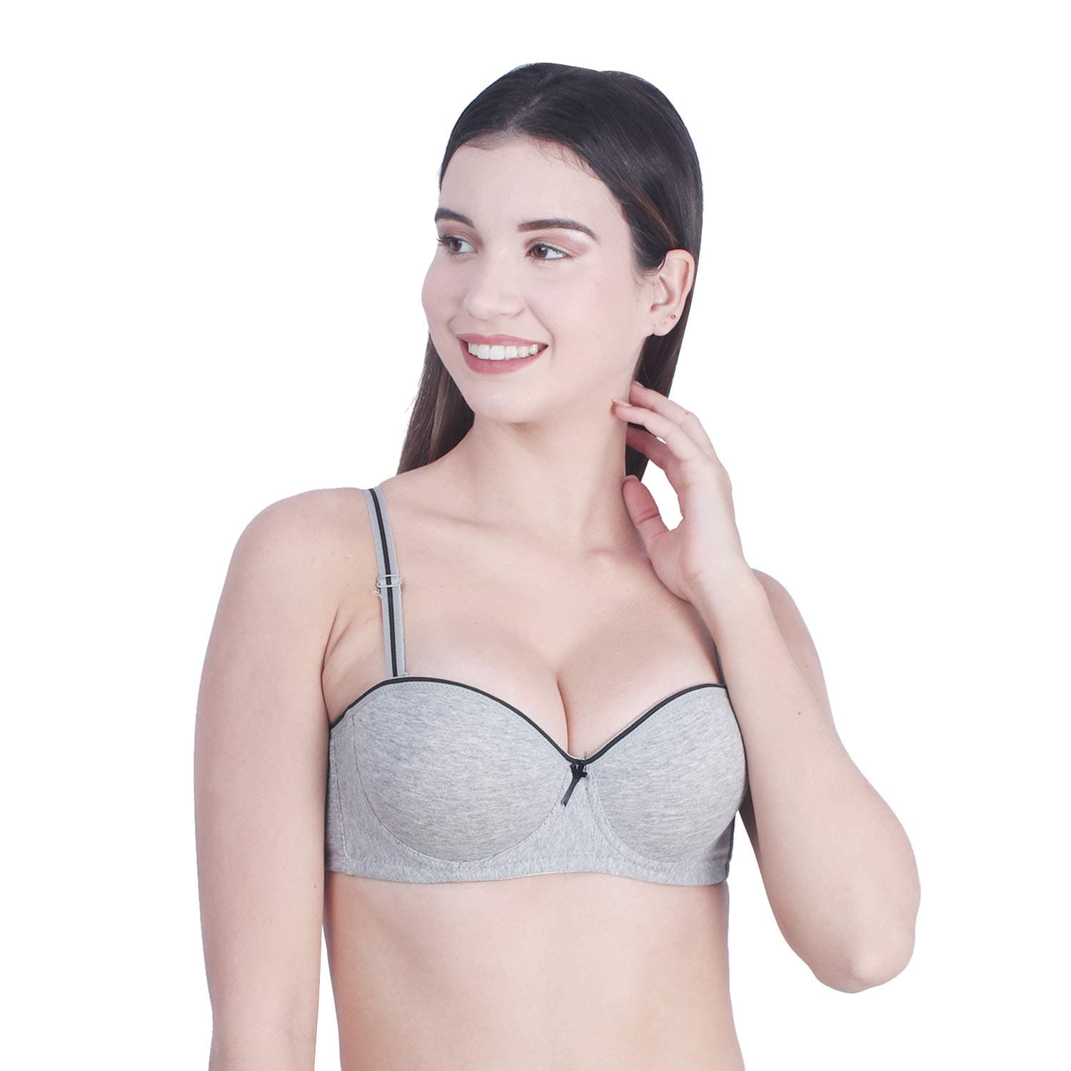 Brachy Women's Poly Cotton Padded Wired Push-Up Bra