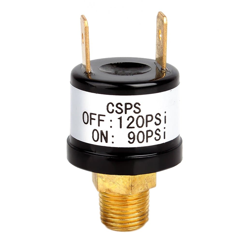 Generic Heavy Duty 90/120 PSI Air Pressure Control Switch Valve For 12 Volt Compressor Train Air Horn
