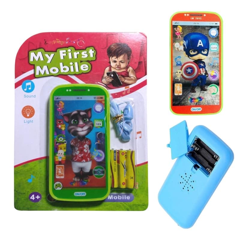 TKING My First Digital Mobile Phone with Touch Screen Feature, Amazing Sound and Toy for Kids