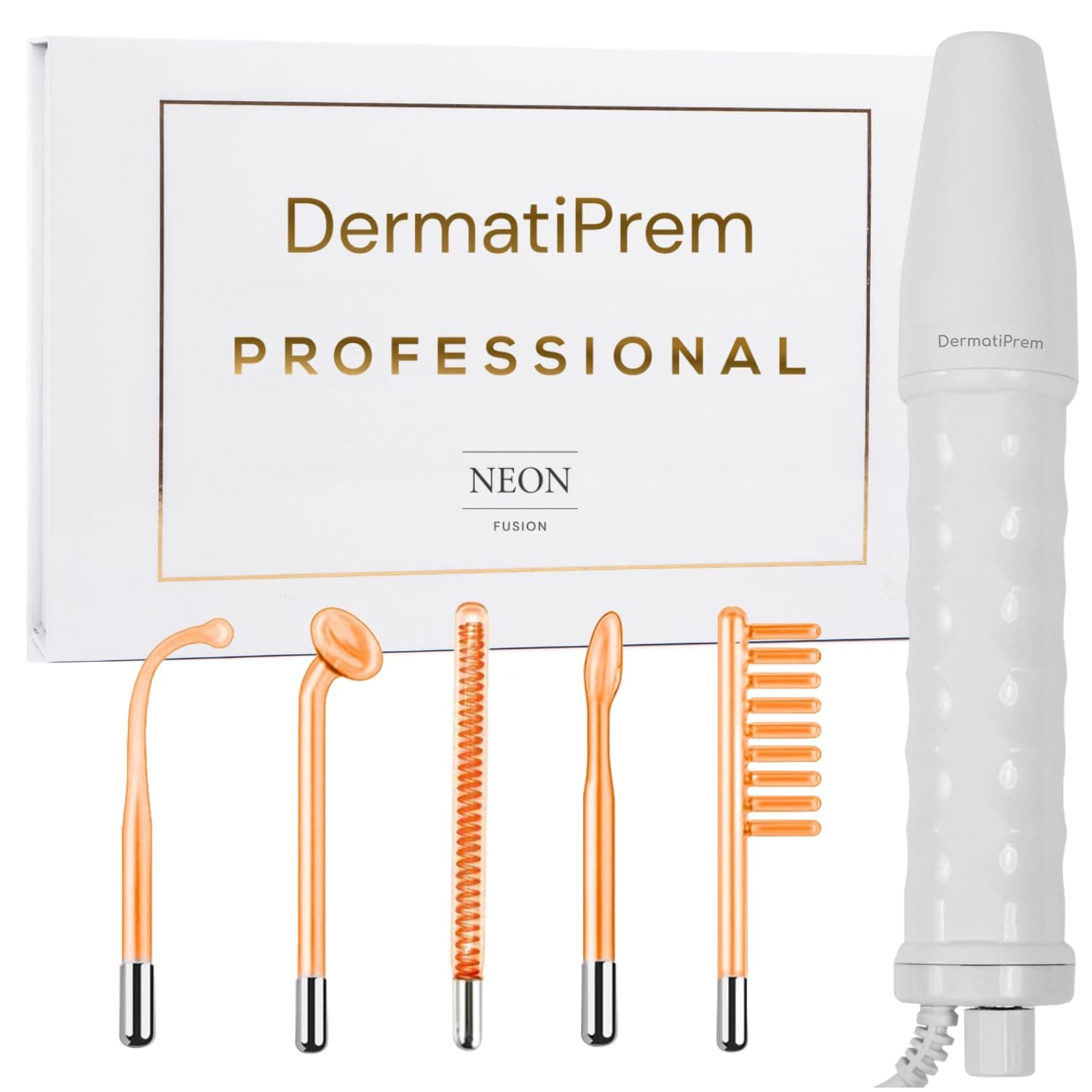 DermatiPrem High Frequency Wand - Skin Therapy Machine