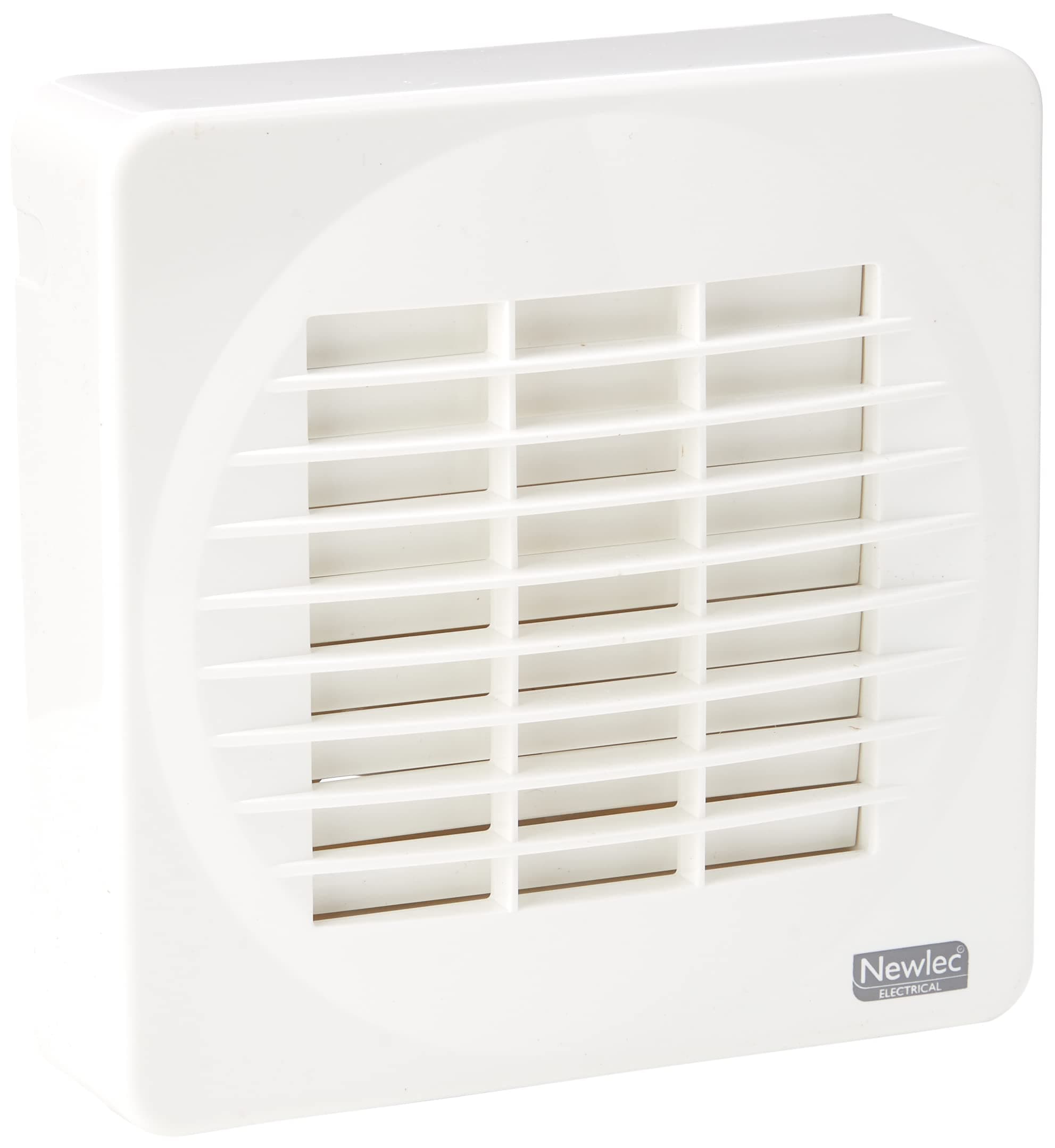 NL880TS 100MM 4" Bathroom Extractor Fan with Timer and Automatic Shutters, White