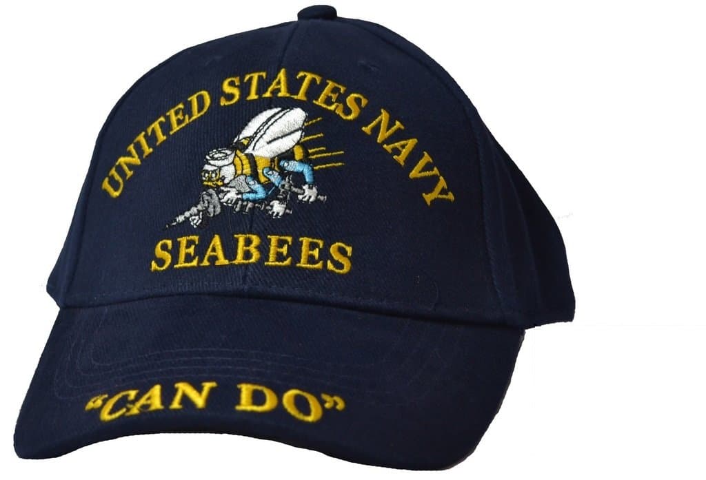 Eagle Emblems Men's United States Navy Seabees Hat