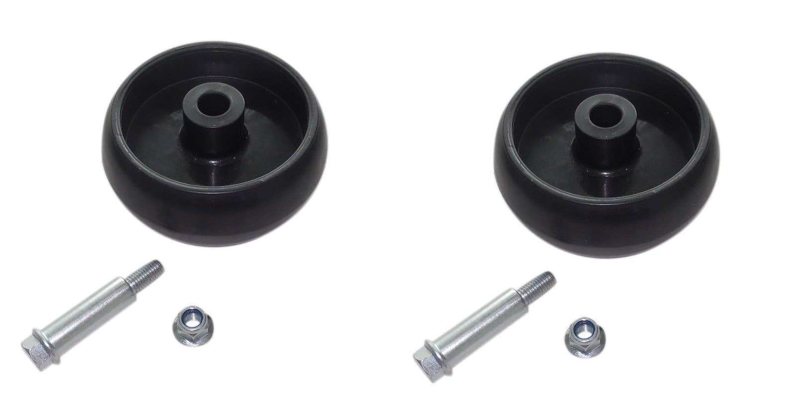 New TWO (2) Deck Wheels W/Bolt & Nut Fits John Deere D140 D150 5 D160 D170