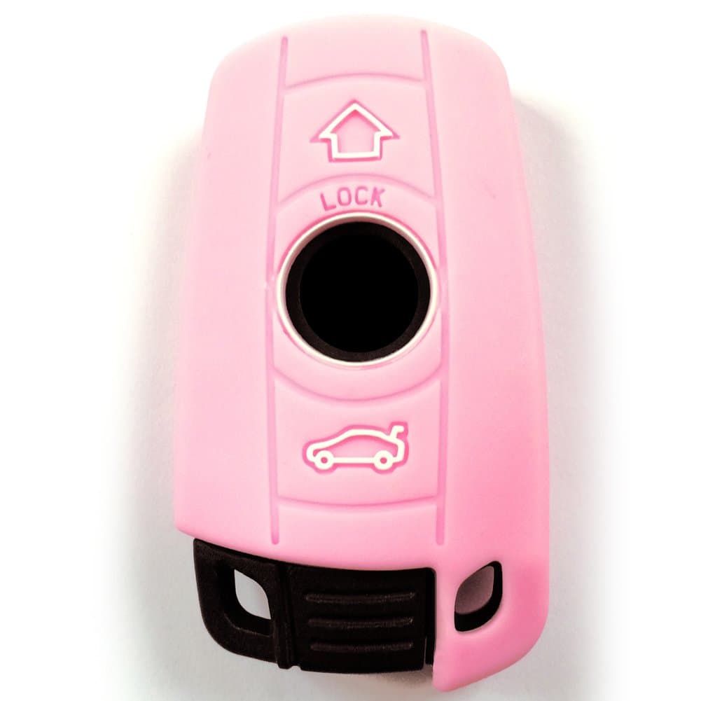 Light Pink Smart Remote Key Cover Protector for BMW by First Midwest