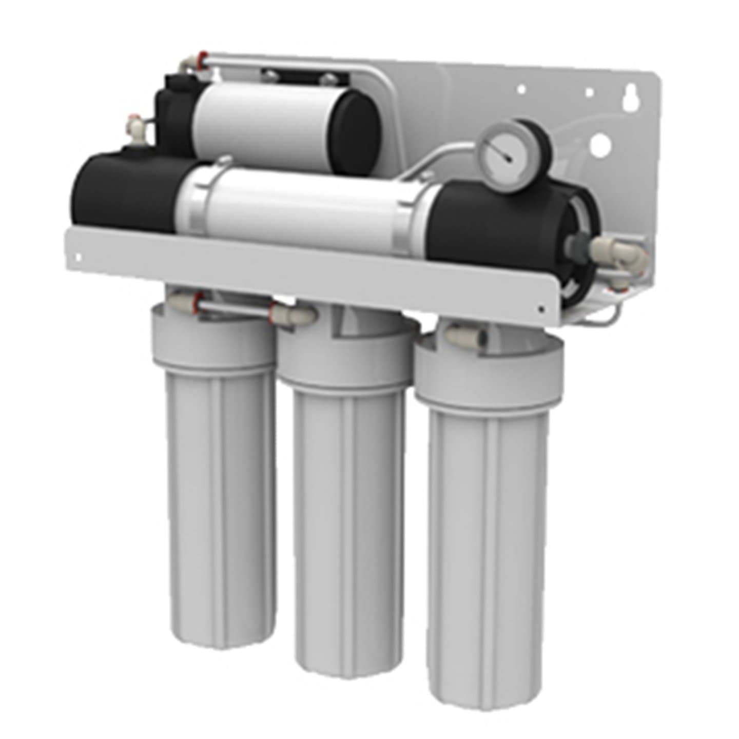 Flexeon LT-300 Series Standard Reverse Osmosis System, 0.21 gpm Permeate Flow Rate, 110V, 60Hz, 1 Phase, 4.0 Amps