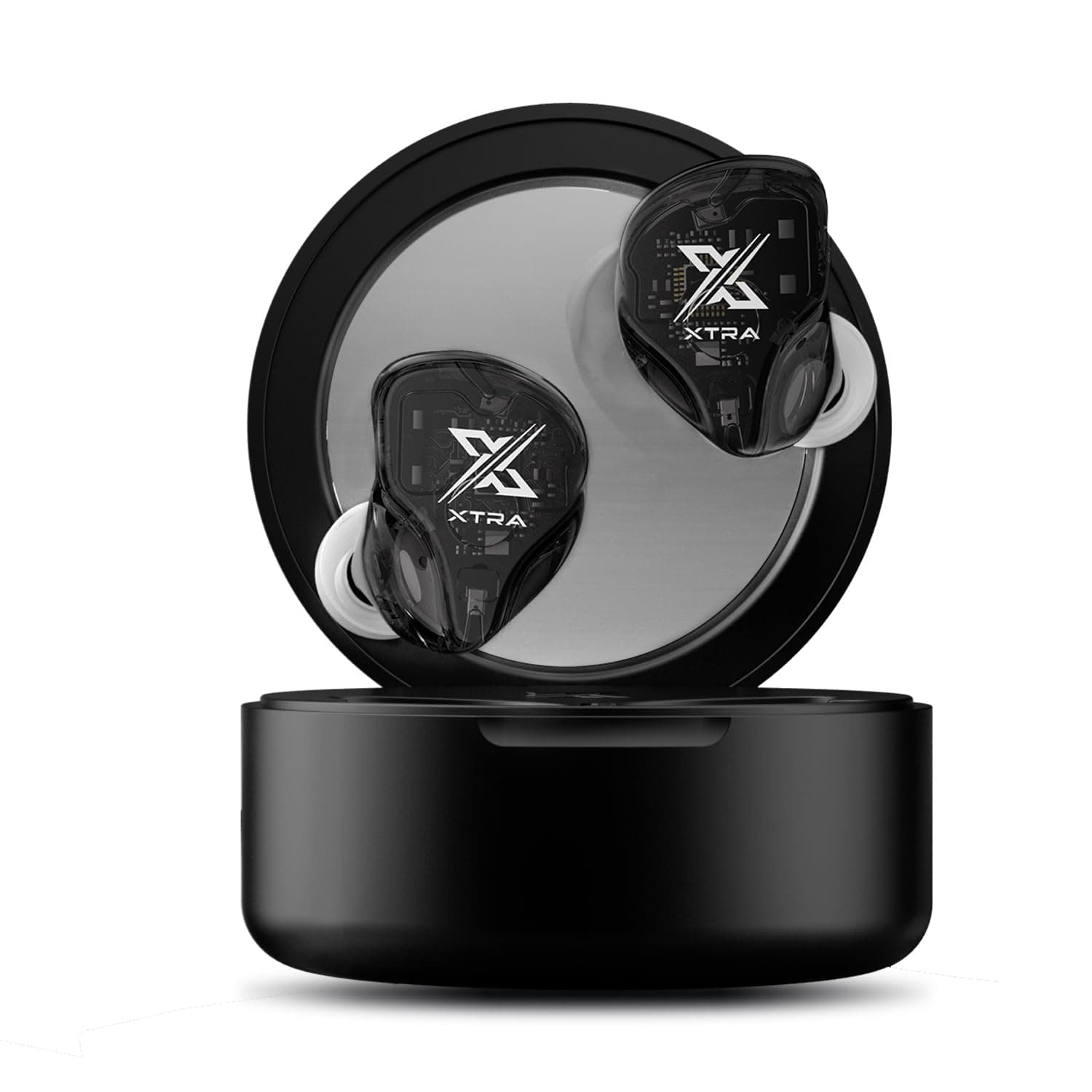 G.K KZ Xtra Bluetooth 5.4 True Wireless in-Ear Buds with 32 Hours Playtime, Truly Lossless HiFi Sound Quality, Extreme Comfort, and Multiple Performance Modes Active Noise Cancellation