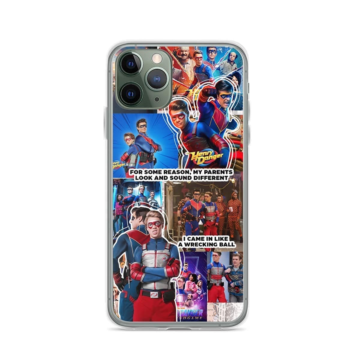 Phone Case Henry Danger Compatible with iPhone 12/12 Pro Max Mini 11 Pro Max XR SE 2020/7/8 X/Xs 6S Plus Samsung S10 S20 S21 Ultra Plus