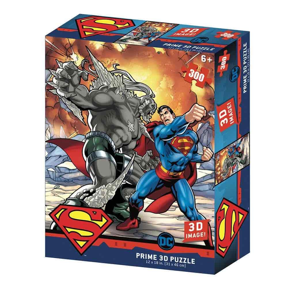 Prime 3D Puzzles - DC Comics - Superman vs Doomsday 300 pcs Puzzle