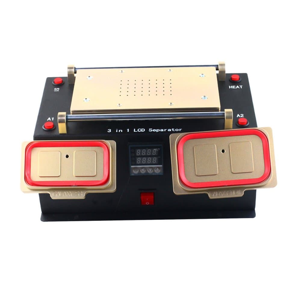 iMAX 3 IN 1 Multifunction Middle Bezel Frame Separator + LCD Screen Separator Machine for 7 Inch Mobile Phone Repairing,.