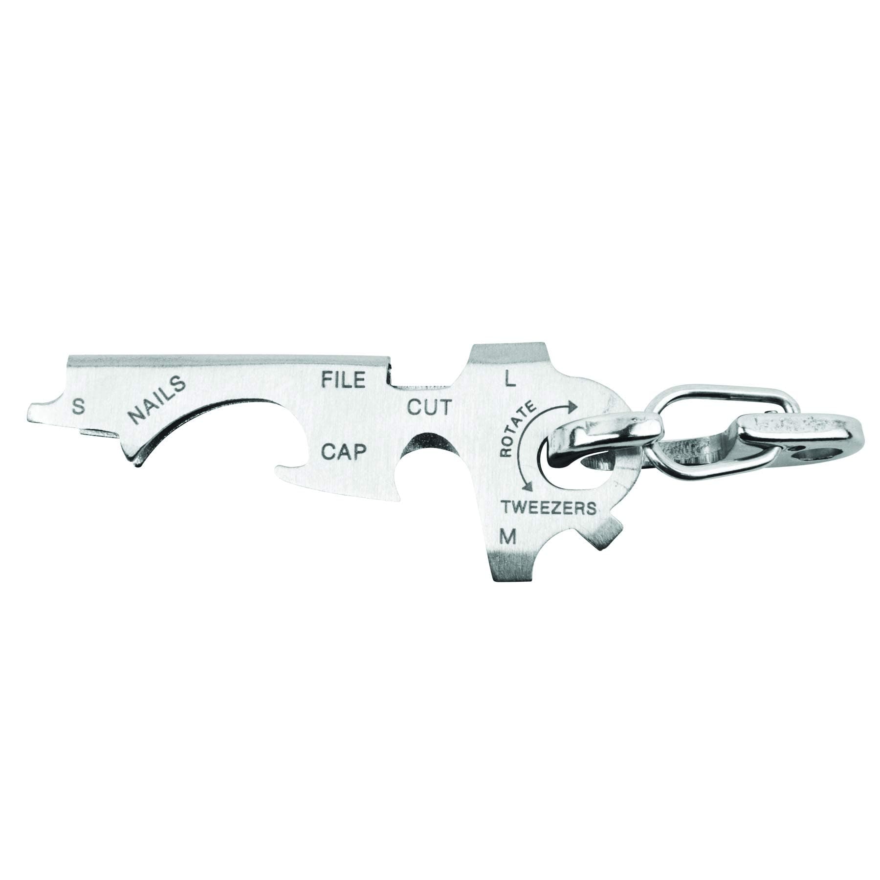 TRUEUtility Tu247 Key Tool 143 X 93 mm, Gold and Silver