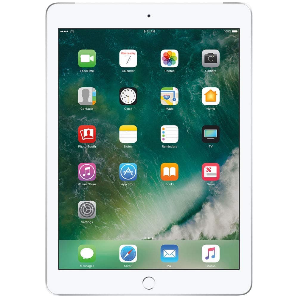 Apple 2017 iPad 9.7-inch, WiFi + Cellular, 32GB - Silver (Renewed)
