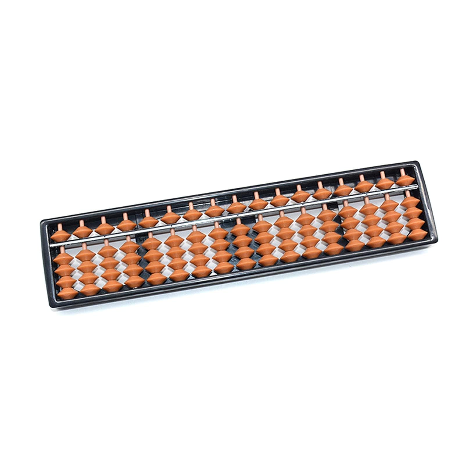 NJXMDR Professional 17-Digit Abacus, 17-Column Mathematical Calculation Tool for Office and Home, Durable ABS Plastic, 26.5cm