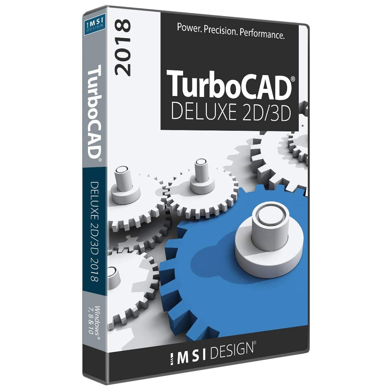 TurboCAD Deluxe 2018 DVD - Powerful 2D/3D CAD Software