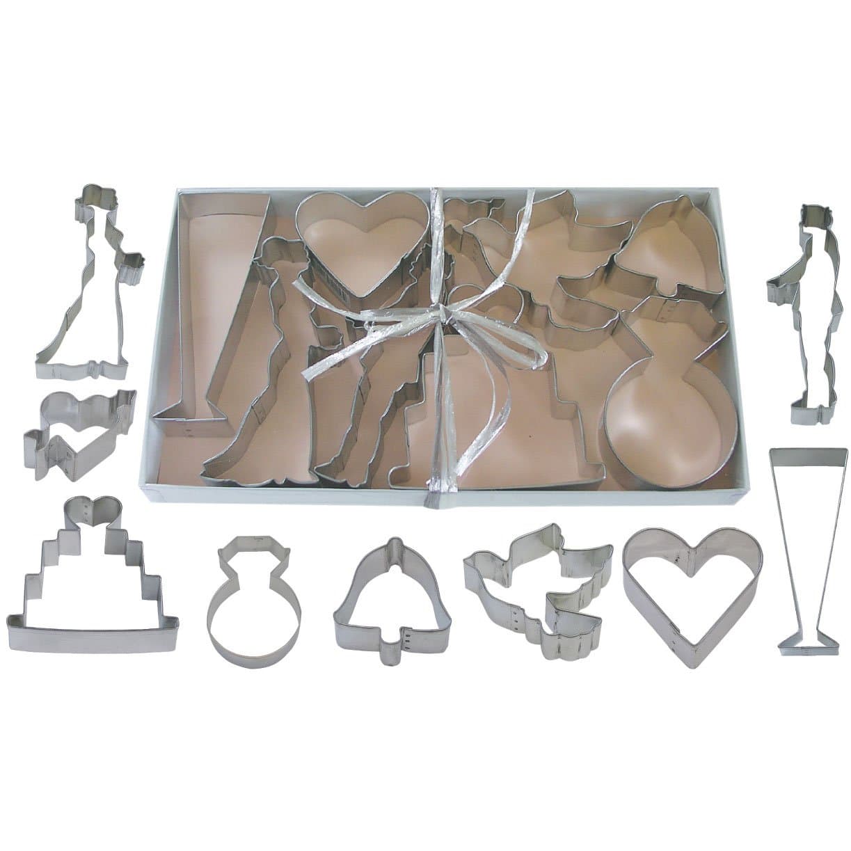 9 pc wedding cookie cutter set L1821