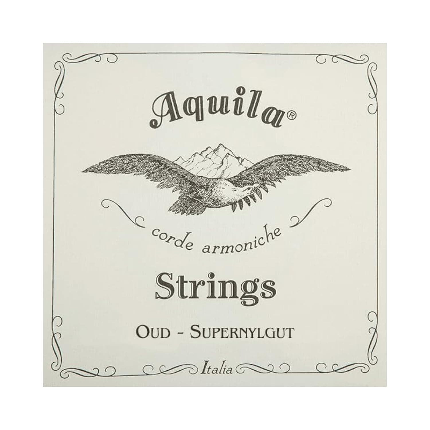 70O Eagle Arabic Oud Supernylgut Set, Arabic Tuning, cc-dd-AA-FF-C