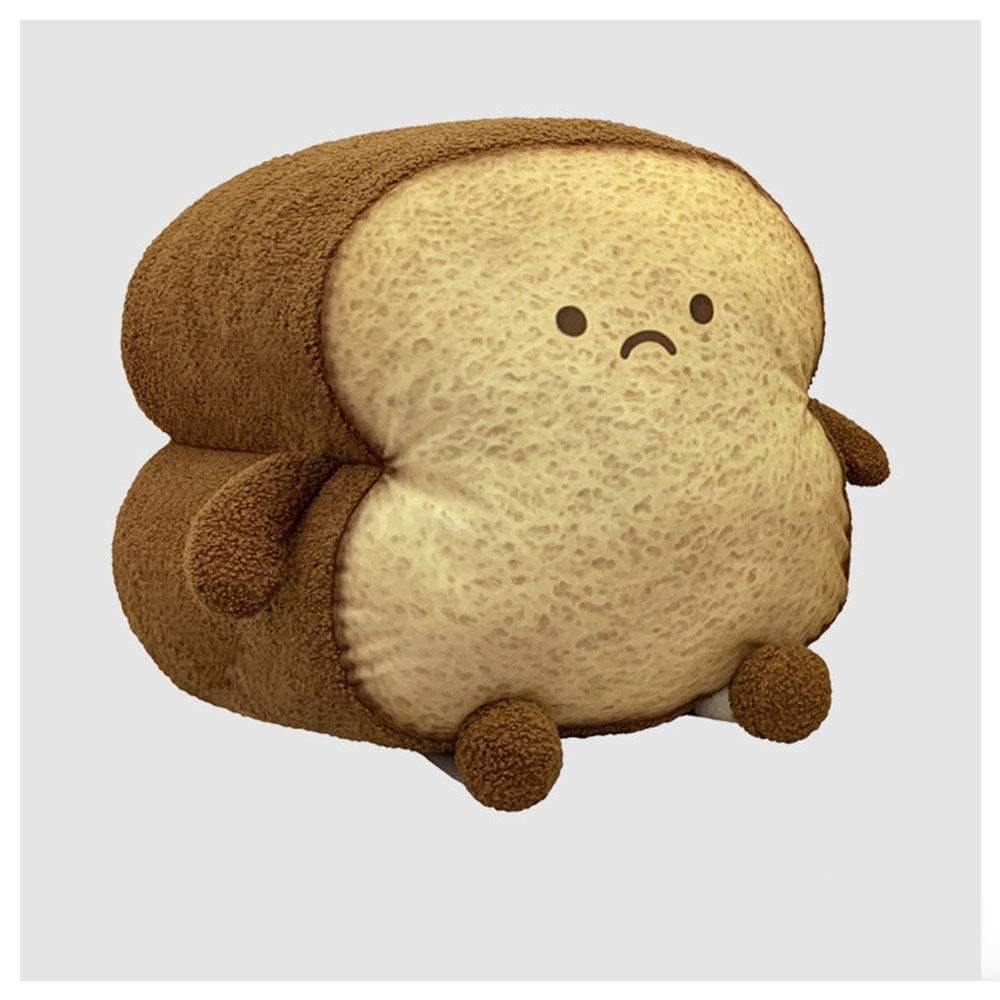 LVYI Plush Toy Bread Pillow Doll Expression Pack Doll Pillow Sofa Decoration For Men And Women, Youth, Girls, Adults, Children, Baby Boys, Baby Girls, Hand Warmers, Head , Pillows, Cushions, Birthday