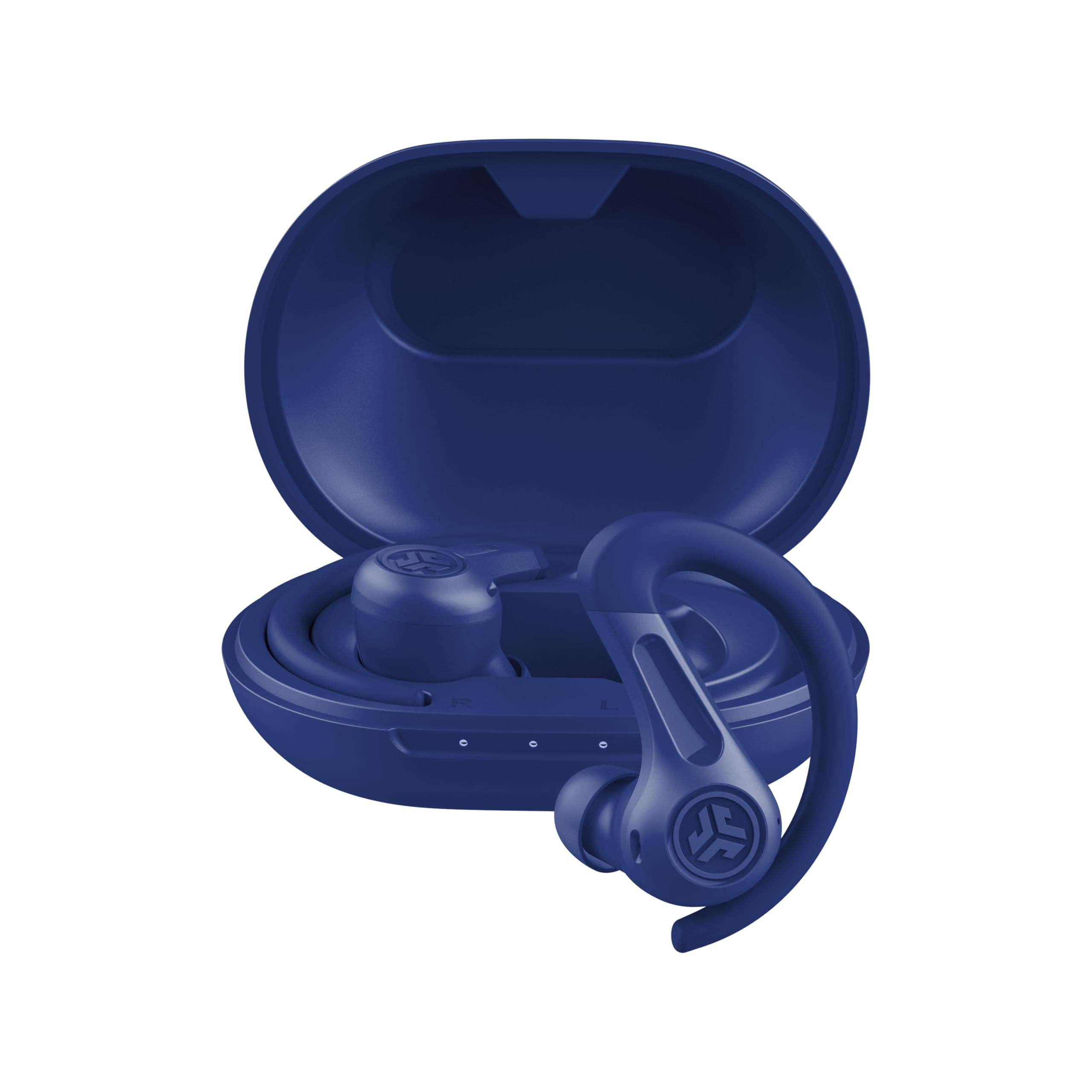 JBuds Sport ANC 4 True Wireless Bluetooth Earbuds + Charging Case, Cobalt Blue, Swipe + Touch Controls, Hybrid Active Noise Cancelation, Multipoint Connect, Customized Settings App