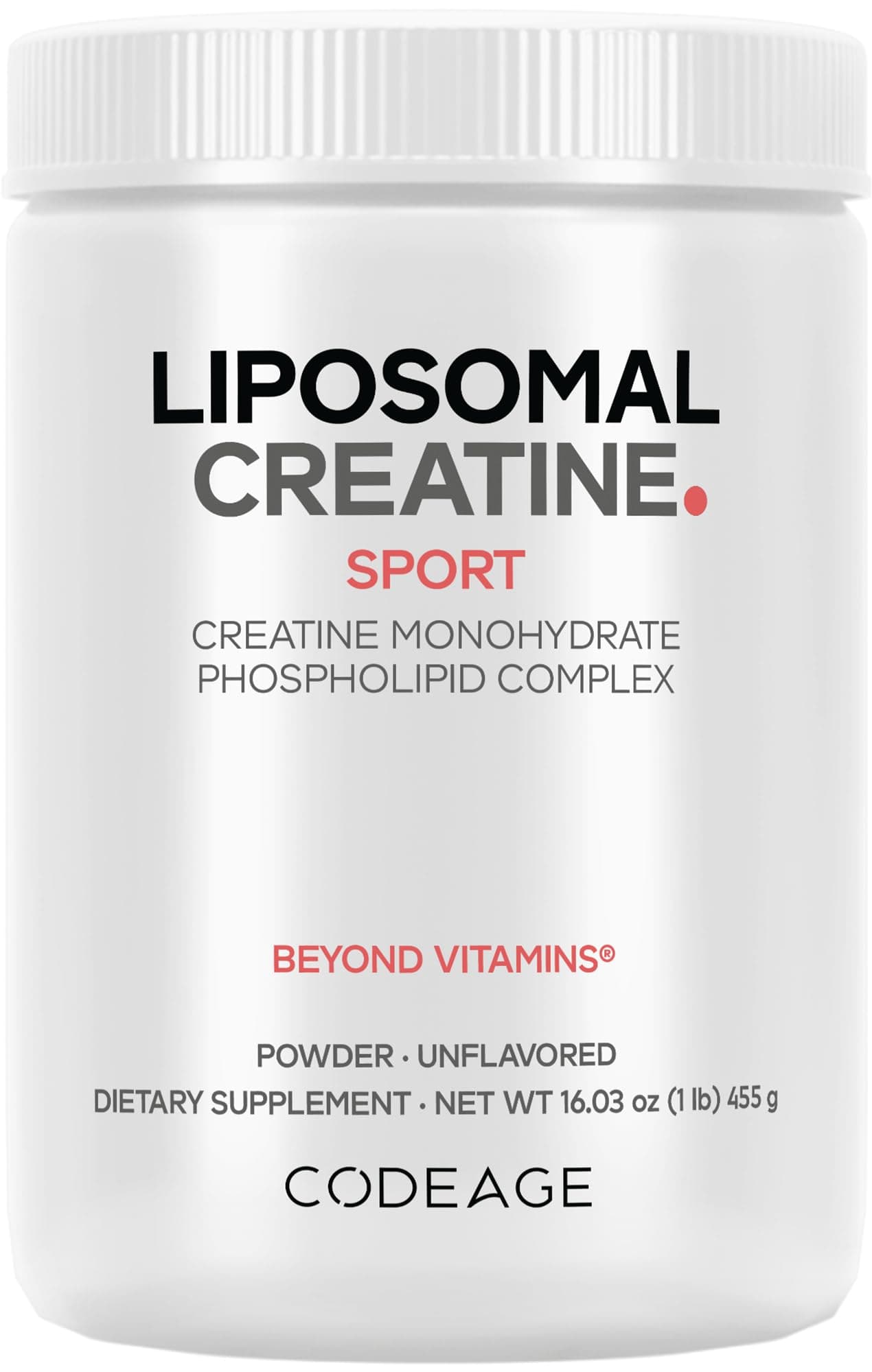 Liposomal Creatine Powder Supplement - 3-Month Supply - 5000mg Creatine Monohydrate Pre Workout & Post Workouts - Unflavored Creatine, Pure Creatine Powder, Creatinine for Sports - 90 Servings
