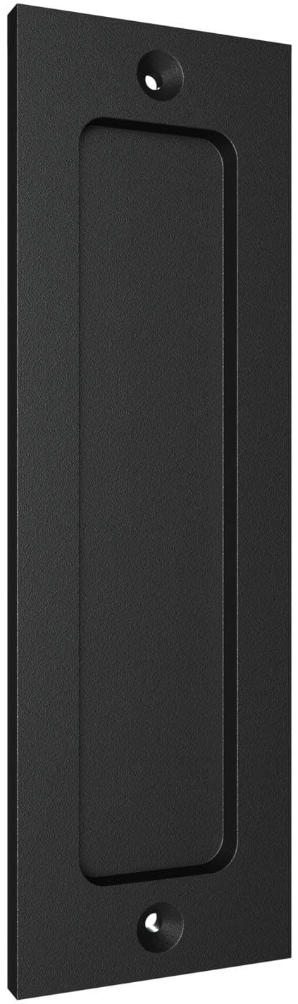 7" Sliding Barn Door Handle - Flush Pull Handle for Sliding Doors Cabinets Closet and Drawers - Black