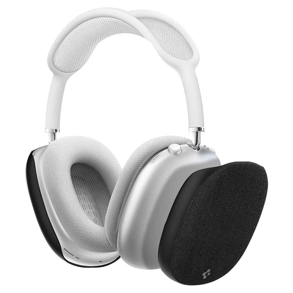 Spigen Airpods Max Case Fabric Material Shock Absorption Lightweight Scratch Resistant Shockproof Urban Fit ASD02832 (Black)