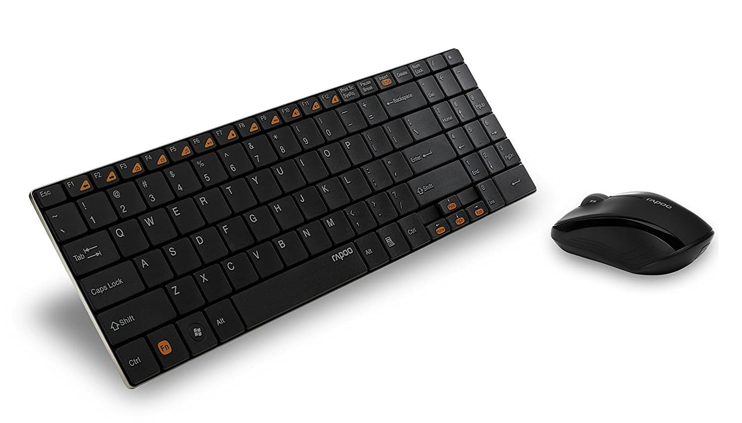 Rapoo 2.4Ghz Wireless Keyboard Mouse Combo (9060 Black)