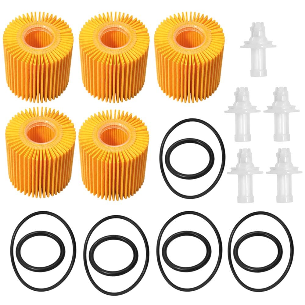 04152-YZZA1 Oil Filter Kit Replacement for Avalon 2013-2018 (Pack of 5)