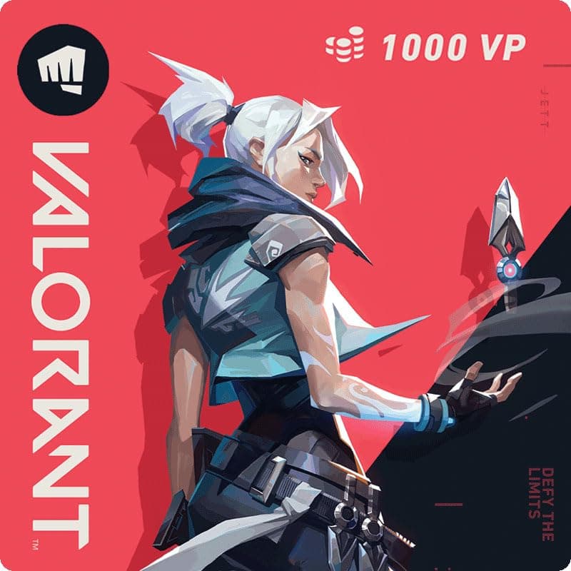 Valorant Points 1000 VP [Valorant Points Gift Card India] (Code Only - Smart Delivery) [video game]