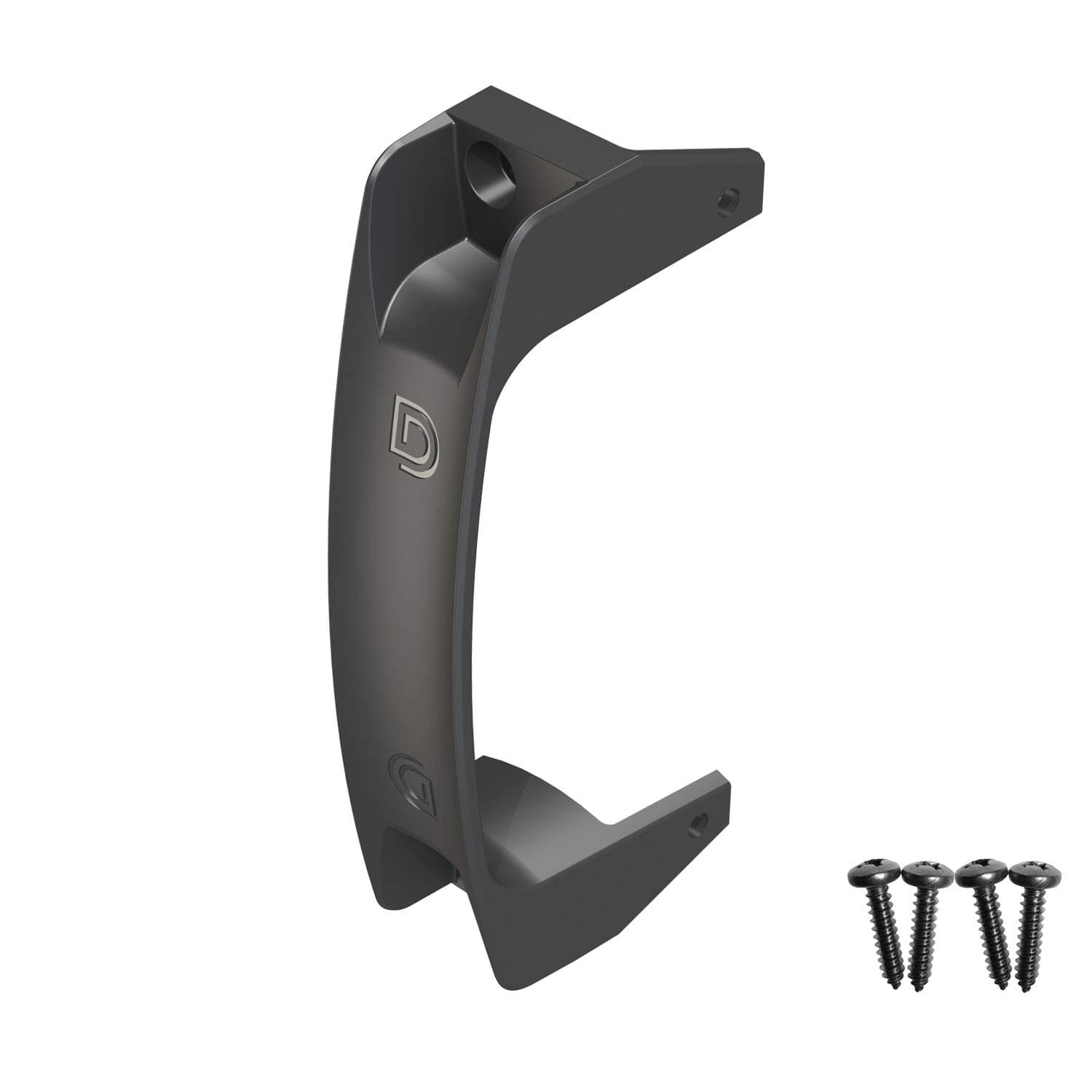 D&D TECHNOLOGIES LL3GH Gate Handle, Reversible for Right or Left Handing, Side-Fixing Legs Provide Easy Alignment & Added Strength, for Any Square Post Gate
