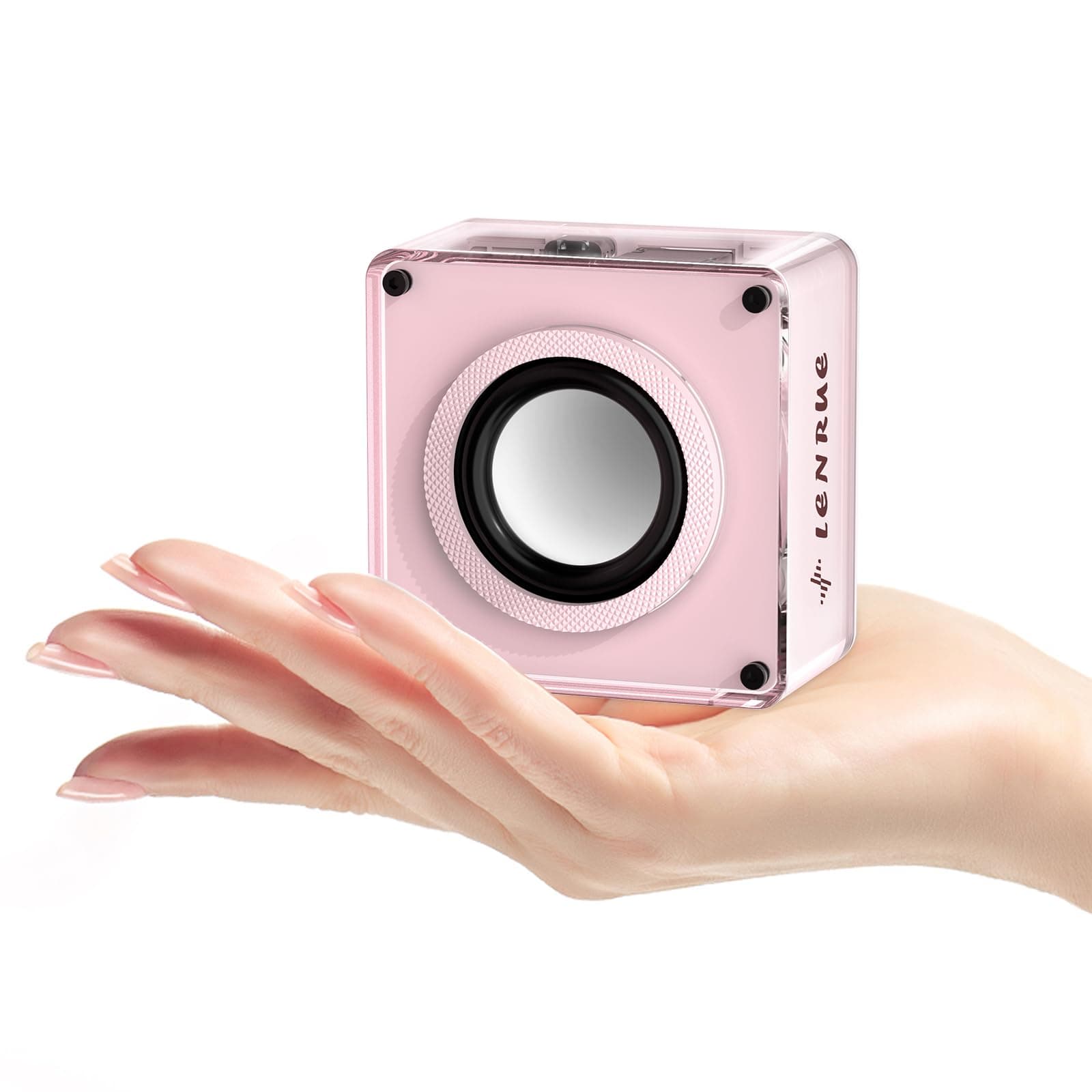 LENRUE Mini Bluetooth Speaker,Wireless Portable Speakers,5W Small Speaker with Clear Sound,Support TWS/TF Card,Lanyard Design for Hiking, Biking, Trip,Gift for Men/Women/Boys/Girls