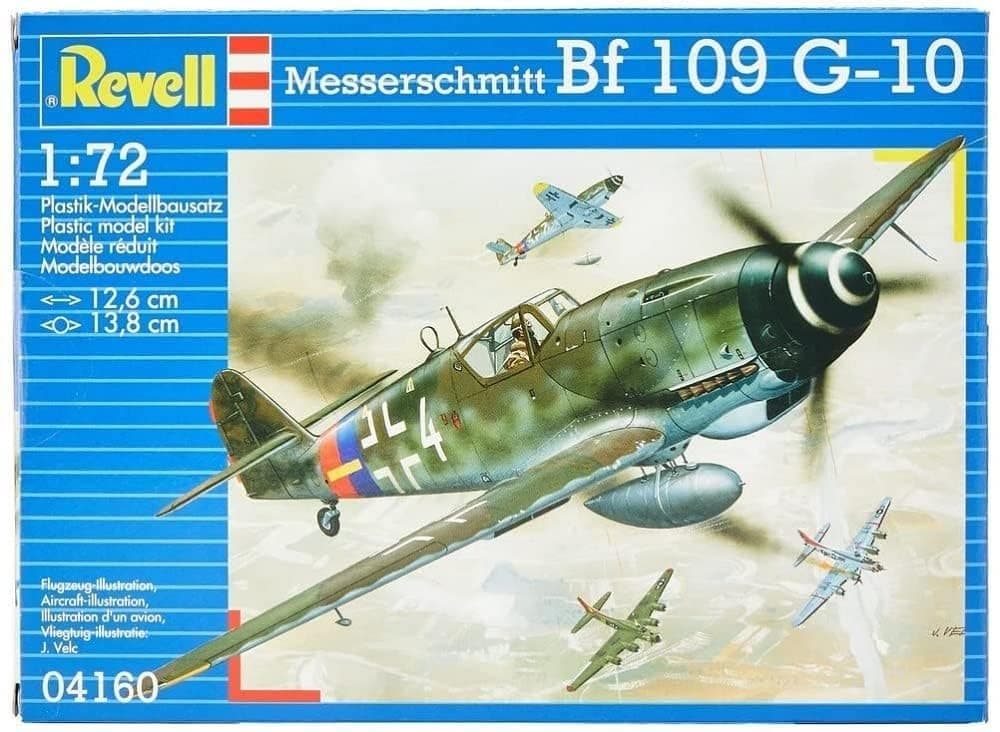 1:72 Scale Messerschmitt Bf 109 G-10 Model Kit