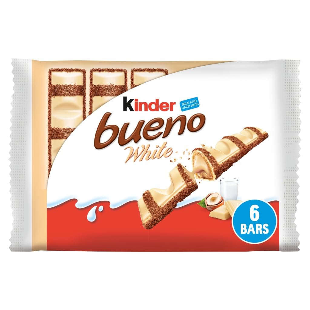 Bueno White Chocolate Snack 6 Bars