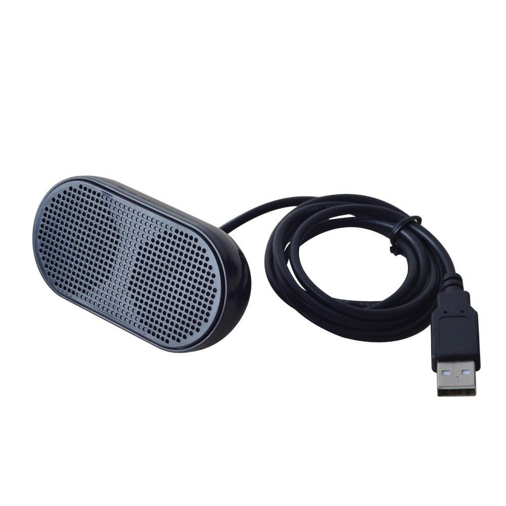 USB Mini Speaker Computer Speaker Powered Stereo Multimedia Speaker for Notebook Laptop PC(Black)
