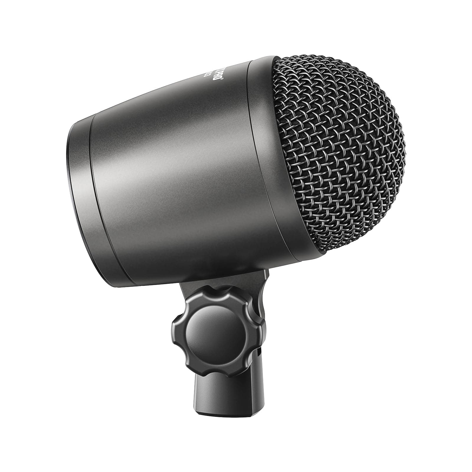 Phenyx Pro PDM33 Kick Drum Microphone, Cardioid Dynamic Mic with Locking Stand Adapter, Integral XLR Connector, and Metal Mesh Grille